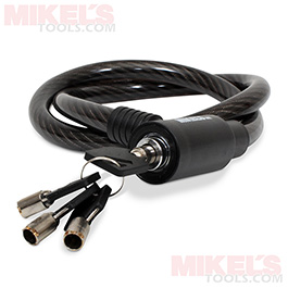 Cable Candado Flexible Llave Seguridad 90 cm Modelo C-1690