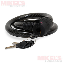 Cable Candado Flexible HD Llave Seguridad 1.5 m  Modelo C-4613