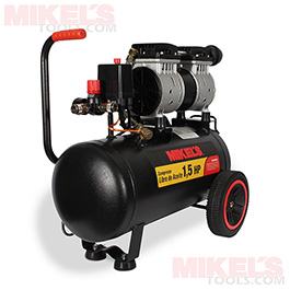 Compresor de Aire 1.5 HP Libre de Aceite 24 Lts Silencioso Modelo CALA-1.5HP