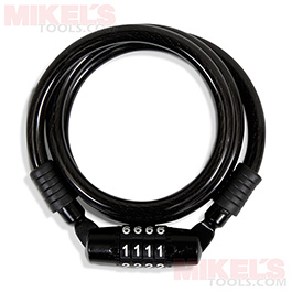 Cable Candado Espiral con Combinacion de Metal 1m Modelo CCE-8100