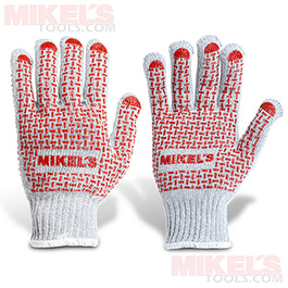 Guantes de Algodon con Puntos de PVC (Unitalla) Modelo GPVC-2