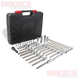 JUEGO DE PUNTAS TORX PARA AJUSTE DE MOTOR 38 PIEZAS MIKELS Modelo PTAM-38 -  Tiendas Mikels Mexico