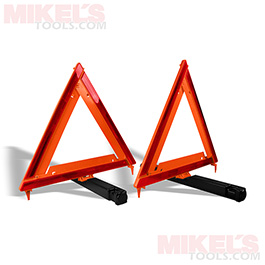 Triangulos Reflejantes de 17´´ 1 Par c/Bolsa de Vinil Modelo TR-17