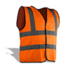 Chaleco de seguridad reflejante naranja Modelo CHS-2